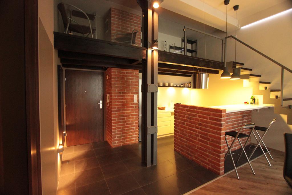 Апартаменты Loft Niezapominajka W Tobaco Park Лодзь Номер фото